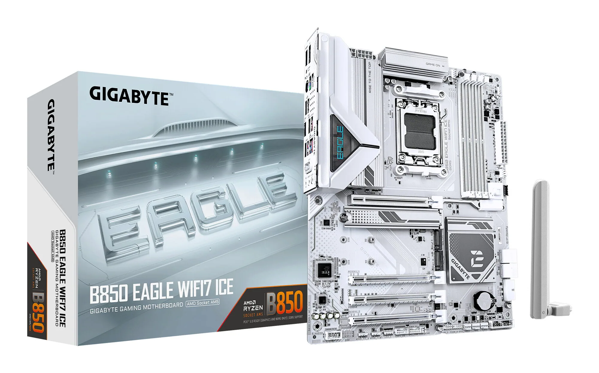 GIGABYTE B850 EAGLE WIFI7 ICE Mainboard – Bild 1