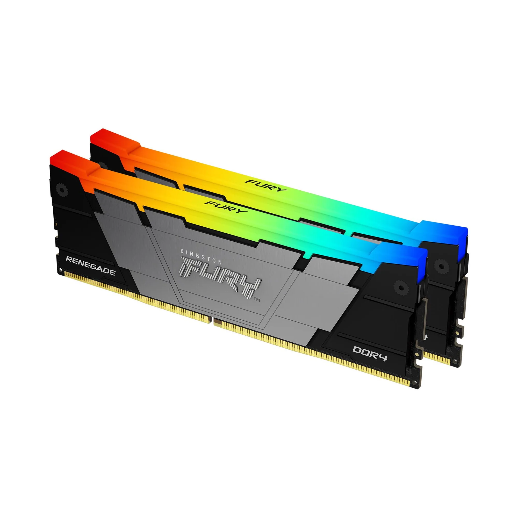 Kingston Technology FURY 32GB 3600MT/s DDR4 CL16 DIMM (2er-Kit) 1Gx8 Renegade RGB – Bild 1
