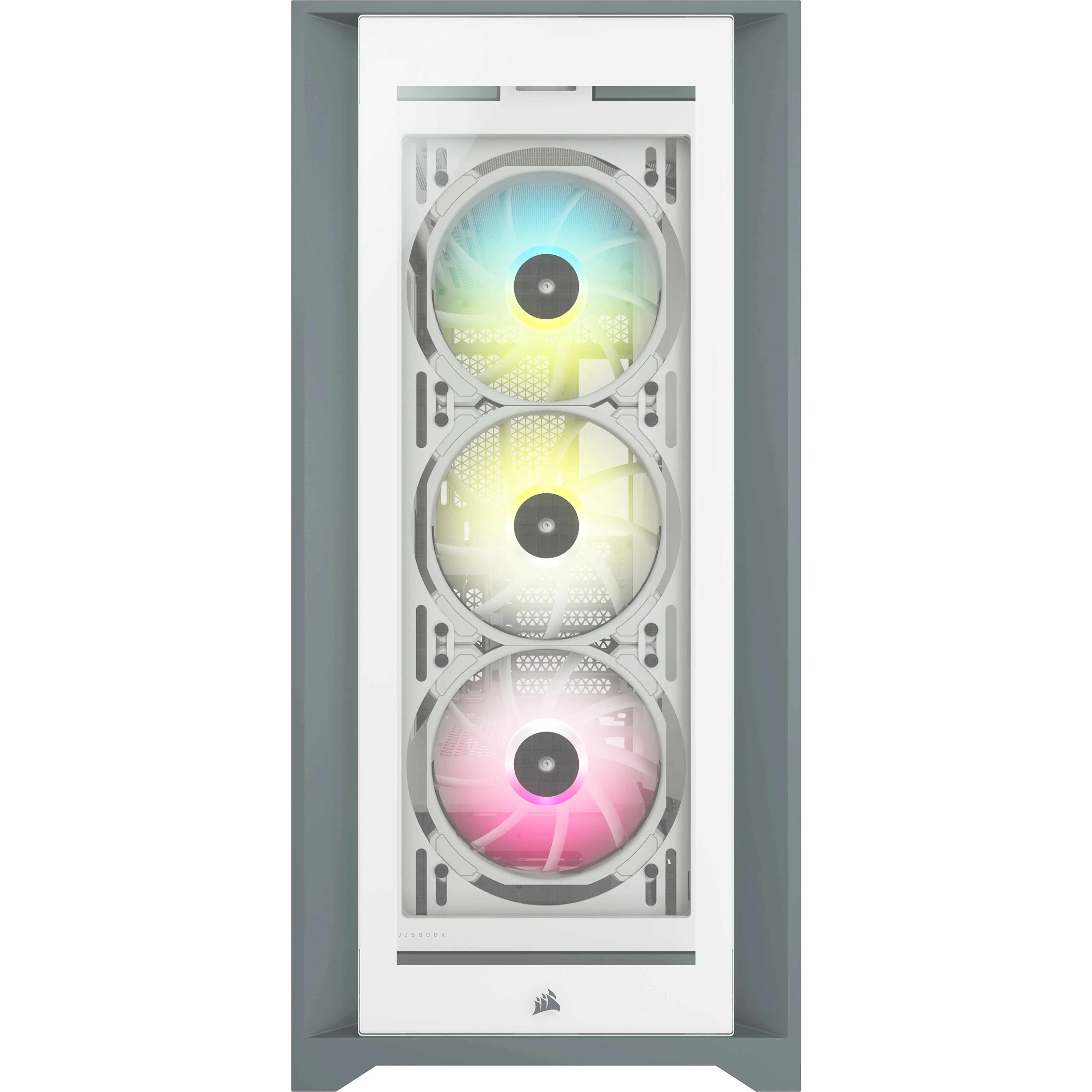 Corsair Geh Midi iCUE 5000X RGB (Tempered Glass) White