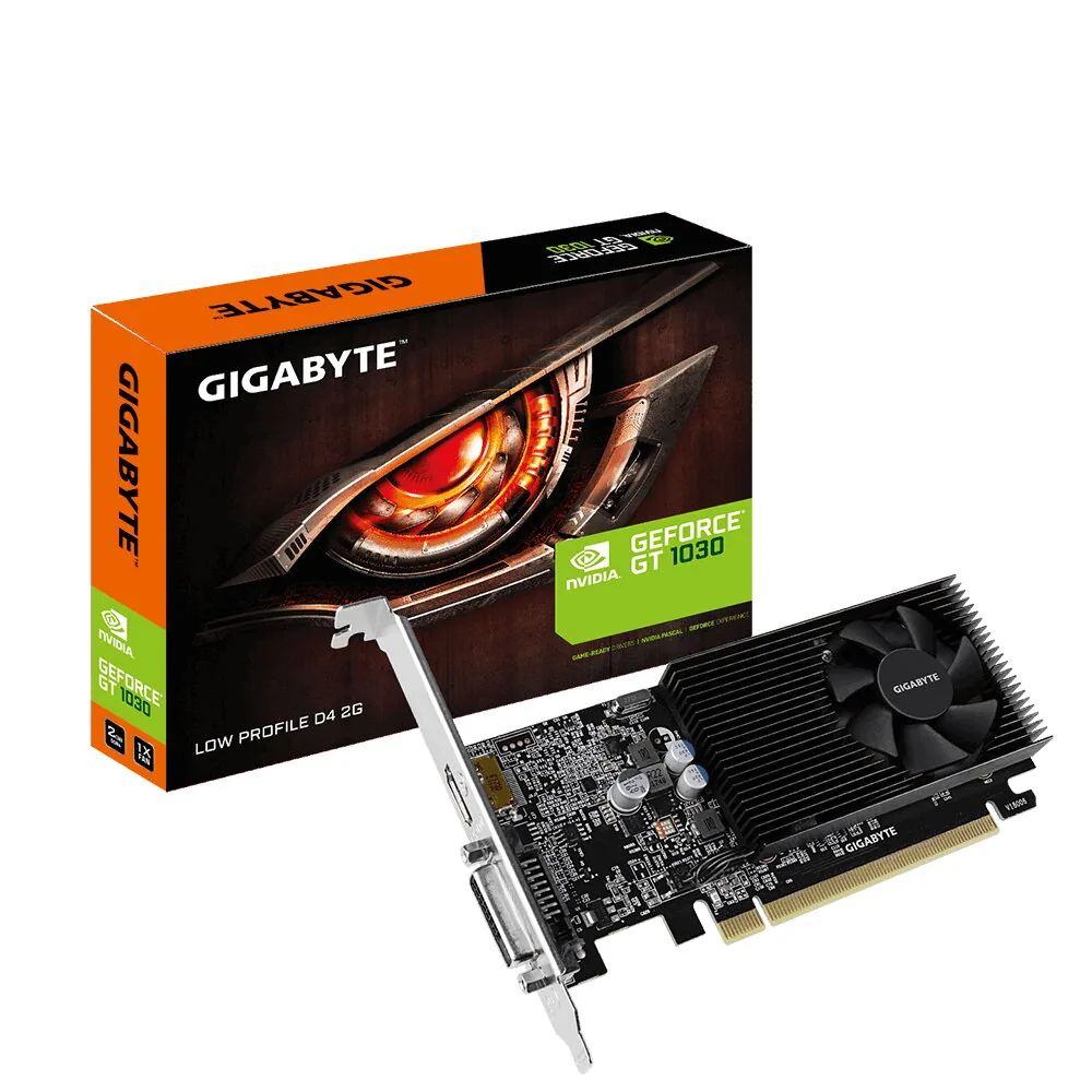 GIGABYTE GV-N1030D4-2GL Grafikkarte NVIDIA GeForce GT 1030 2 GB GDDR4 – Bild 1