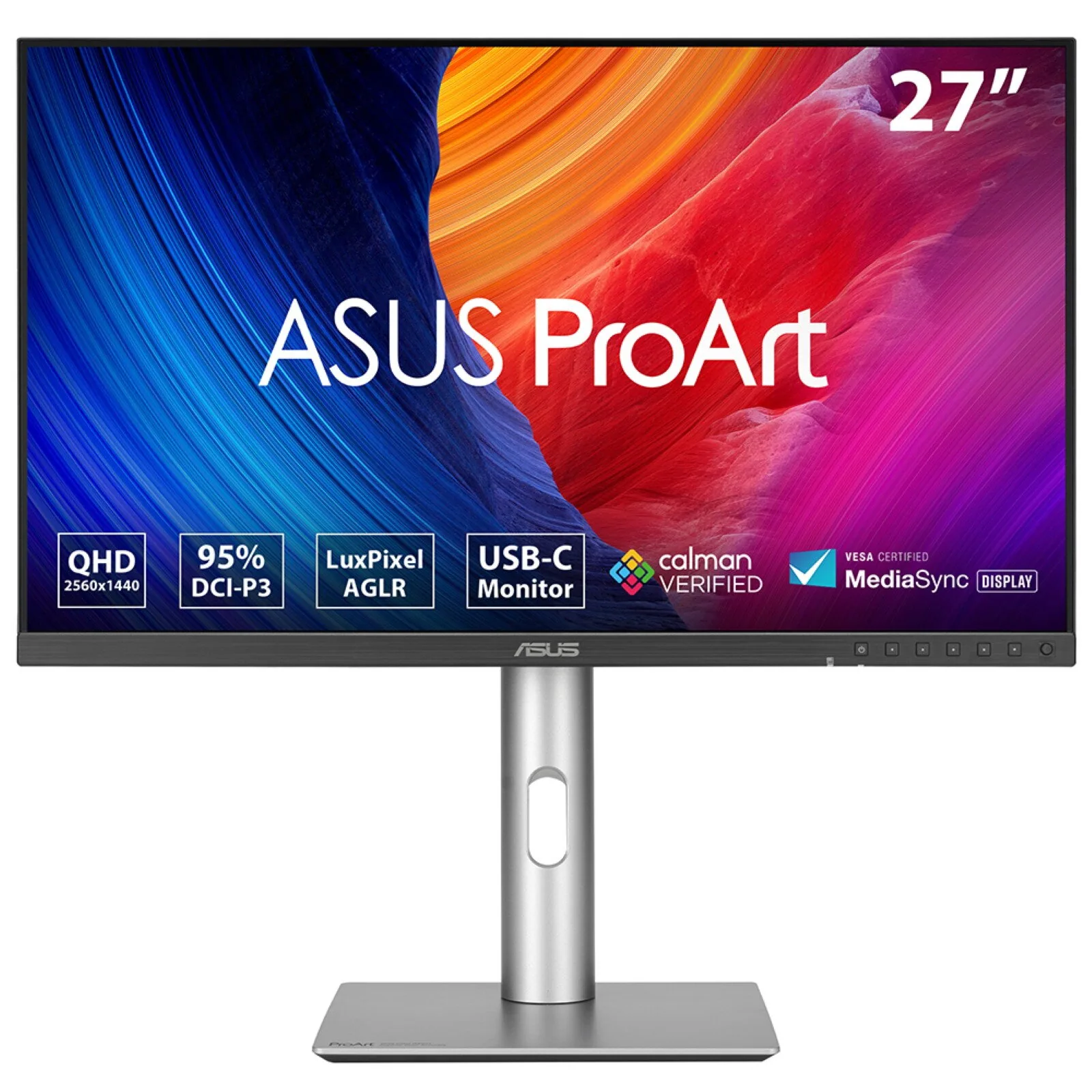 ASUS ProArt PA278CFRV Computerbildschirm 68,6 cm (27") 2560 x 1440 Pixel Quad HD LCD Schwarz – Bild 1