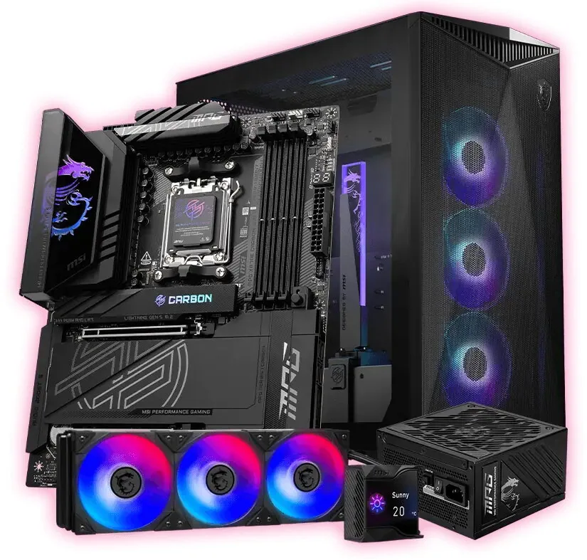 MSI MPG A1250GS PCIE5 Netzteil 1250 W 20+4 pin ATX ATX Schwarz – Bild 8