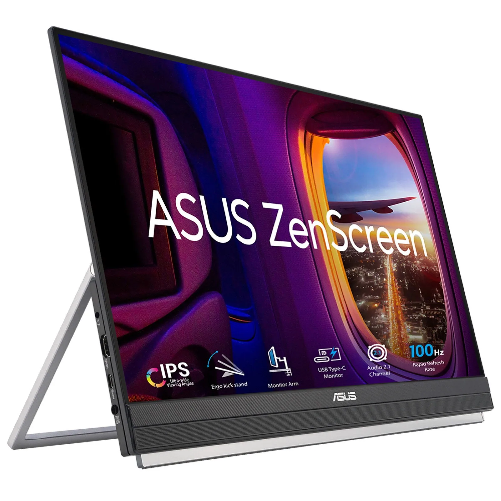 ASUS ZenScreen MB229CF Computerbildschirm 54,6 cm (21.5") 1920 x 1080 Pixel Full HD LED Schwarz – Bild 1