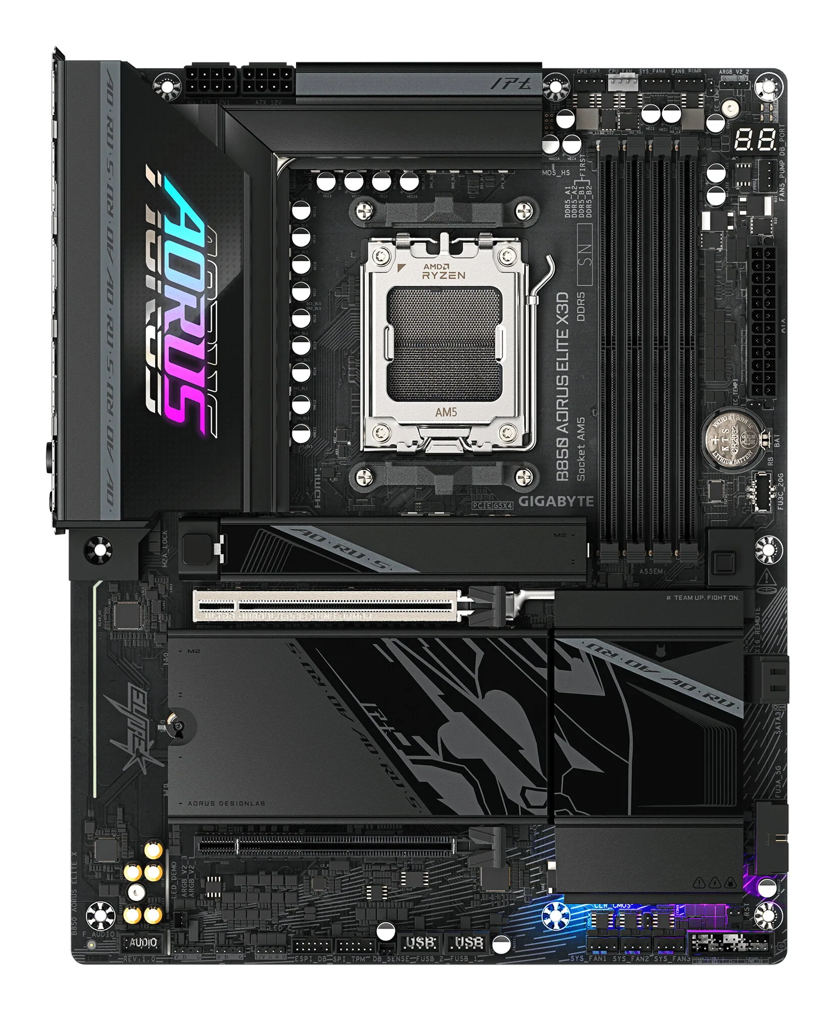 GIGABYTE B850 AORUS ELITE X3D Mainboard – Bild 2