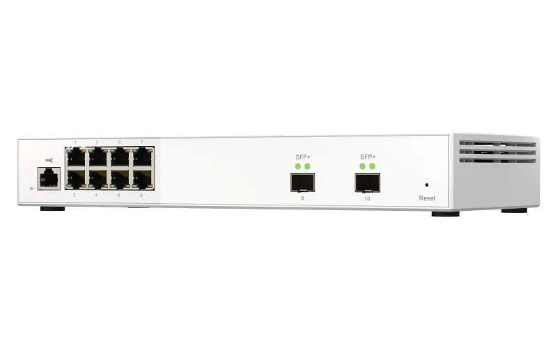 QNAP QSW-M2108-2S Netzwerk-Switch Managed L2 2.5G Ethernet (100/1000/2500) Grau – Bild 4