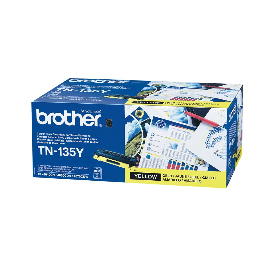 Brother TN-135Y Tonerkartusche 1 Stück(e) Original Gelb – Bild 1