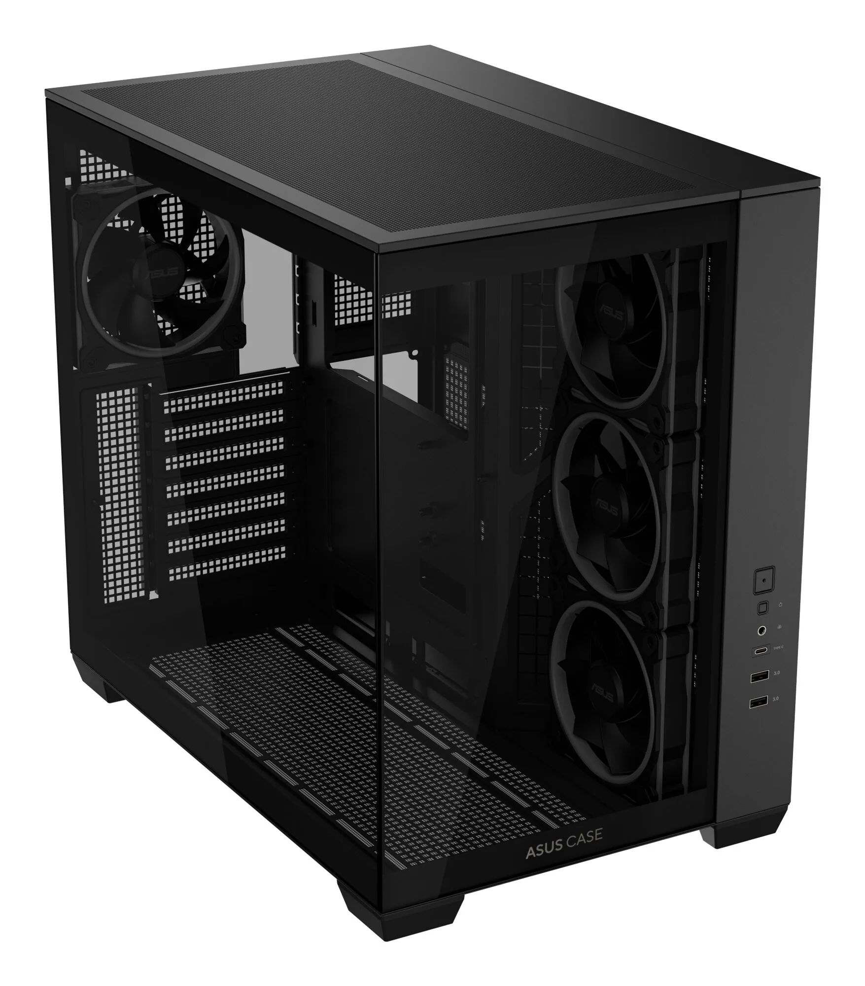 ASUS A32 Plus Midi Tower Schwarz – Bild 3