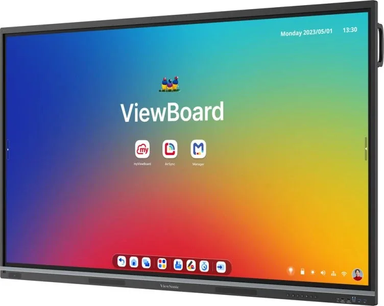 ViewSonic IFP7551-3C Interaktives Whiteboard 190,5 cm (75") 3840 x 2160 Pixel Touchscreen Schwarz – Bild 3