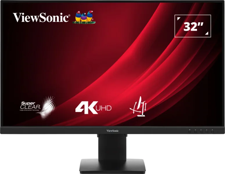 Viewsonic VG3208-4K Computerbildschirm 81,3 cm (32") 3840 x 2160 Pixel 4K Ultra HD LED Schwarz – Bild 1