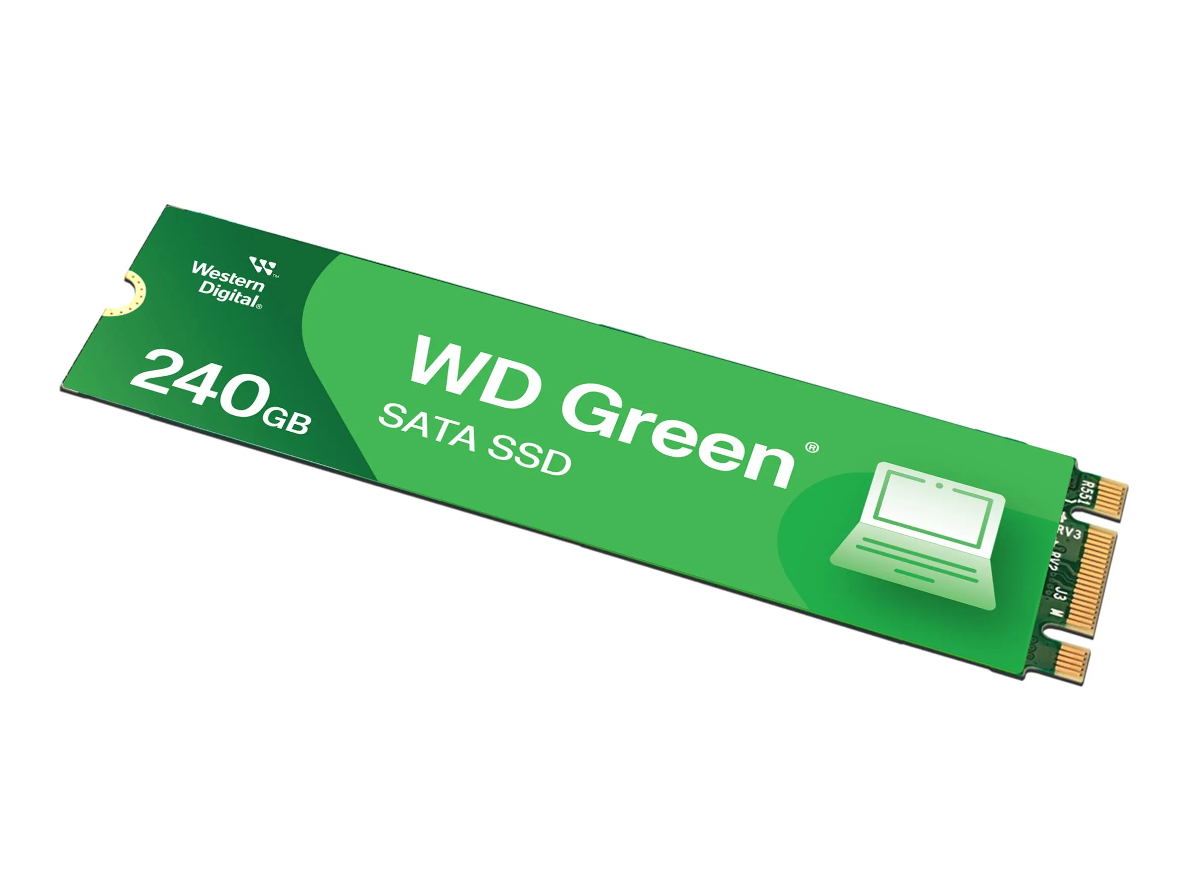 WD SSD M.2 2280 SATA3 intern Grün