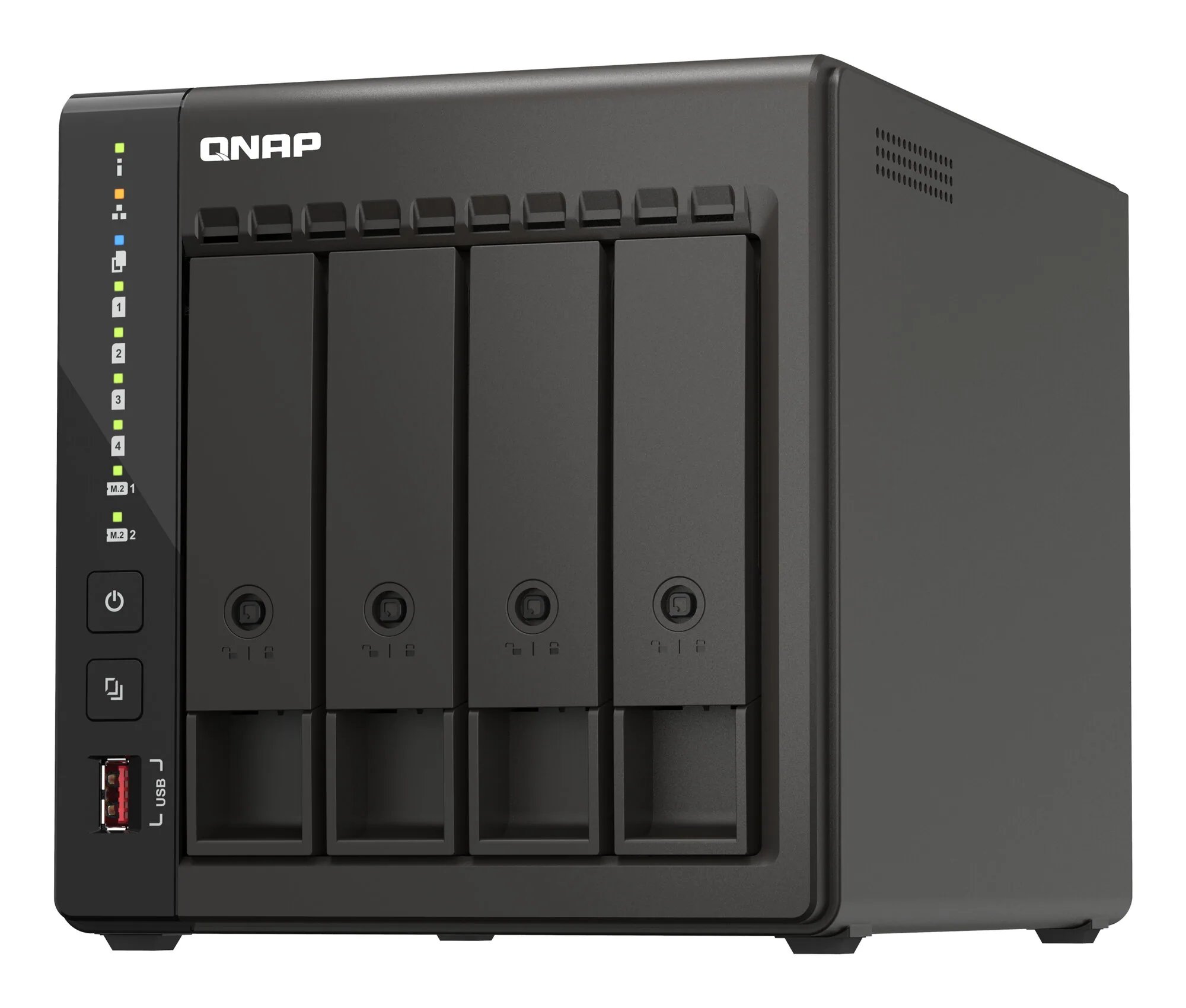QNAP TS-453E NAS Tower Intel® Celeron® J6412 8 GB 0 TB QNAP QTS Schwarz – Bild 5