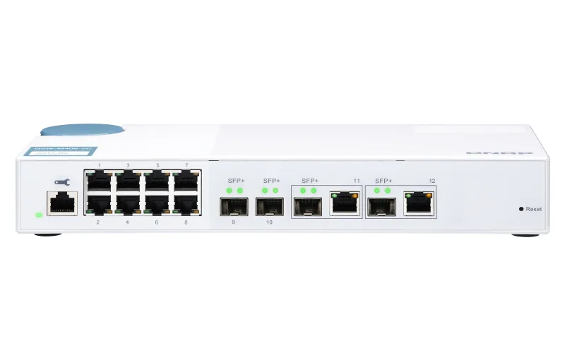 QNAP QSW-M408-2C Netzwerk-Switch Managed L2 10G Ethernet (100/1000/10000) Weiß – Bild 1