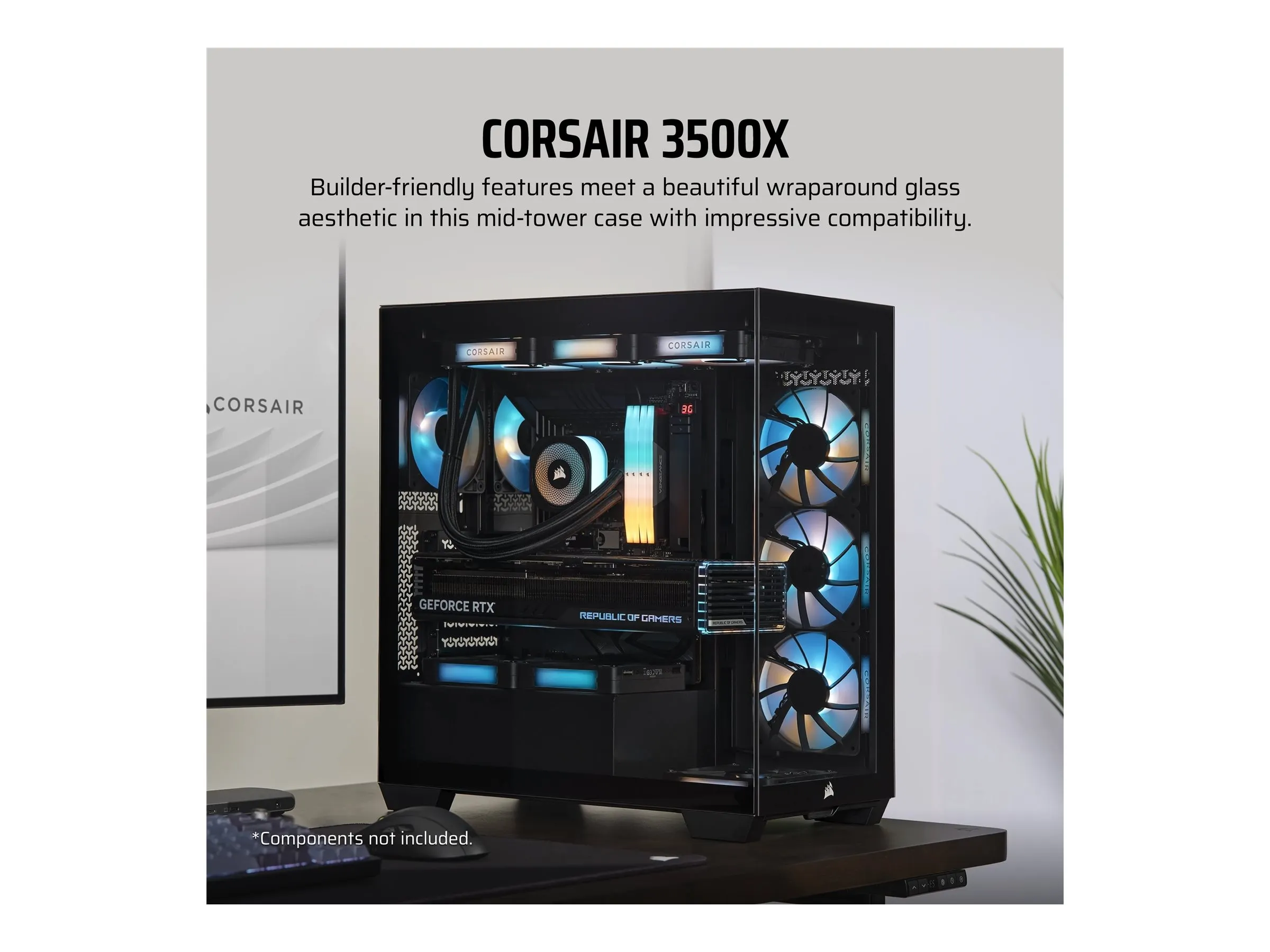 Corsair Geh Midi 3500X (Tempered Glass)