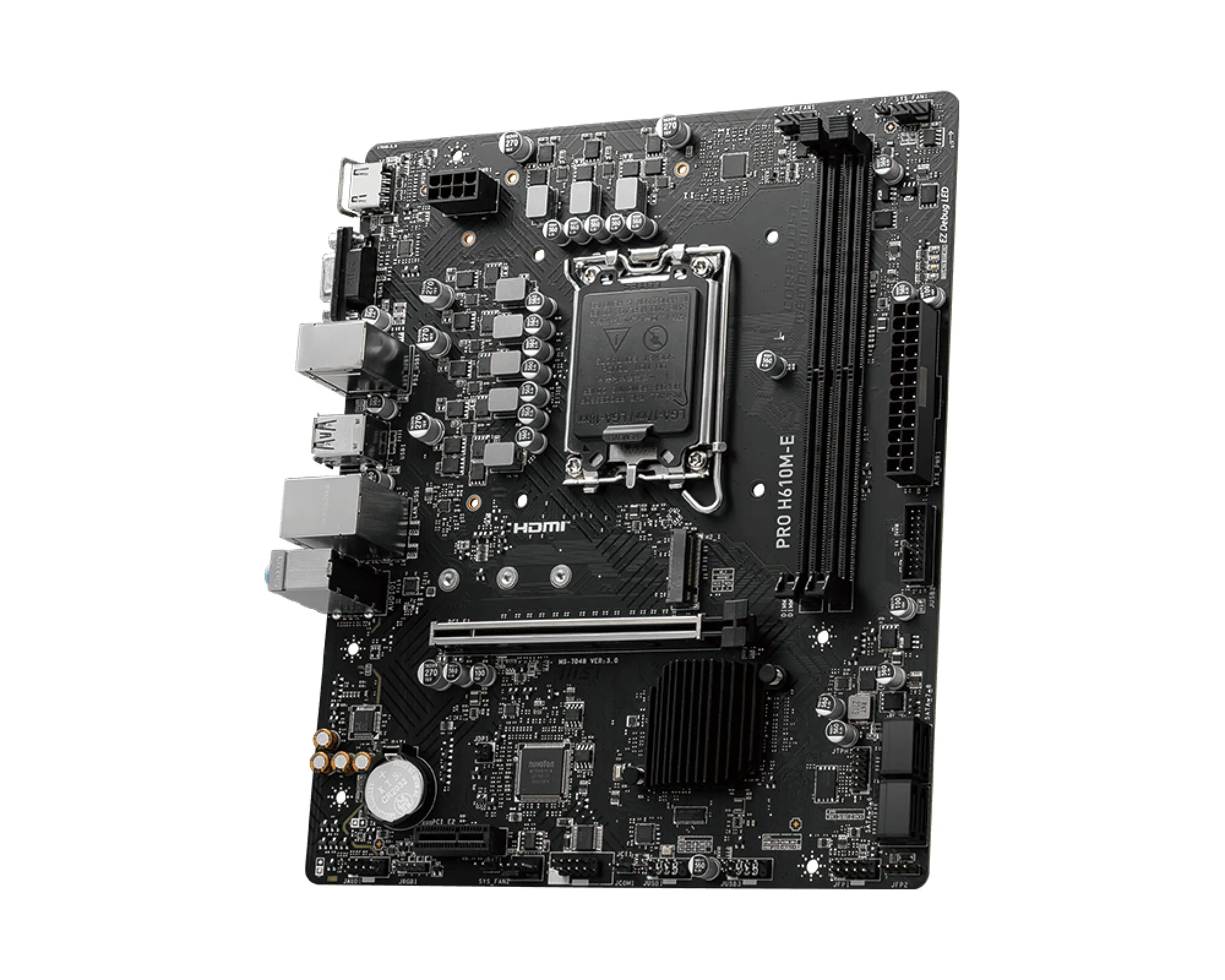 MSI PRO H610M-E Motherboard Intel H610 LGA 1700 micro ATX – Bild 3