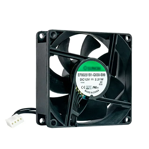QNAP FAN-8CM-T01 Computerkühlsystem Universal Ventilator Schwarz – Bild 1