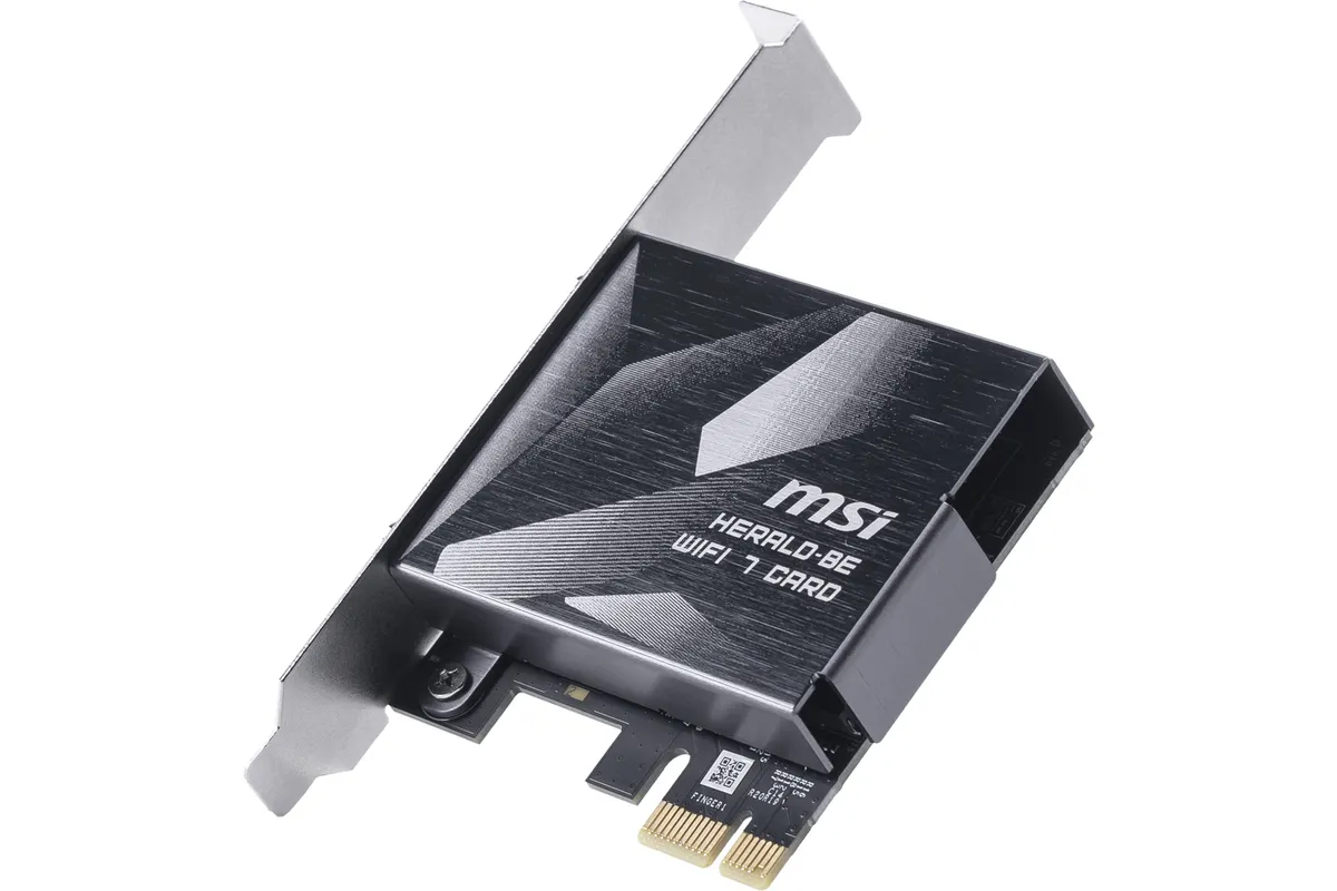 MSI Herald BE9400 WiFi7 PCIe x1 card (Bulk)