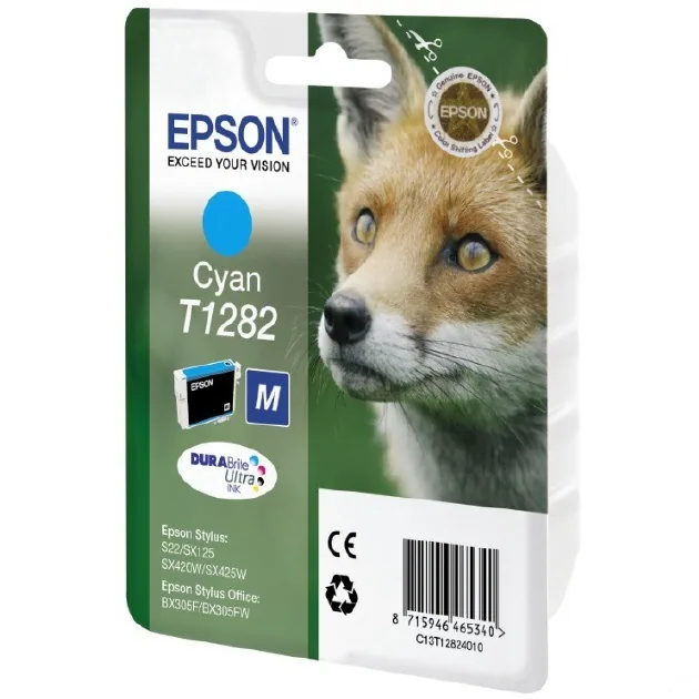 Epson Fox Tintenpatrone Cyan T1282 DURABrite Ultra Ink – Bild 2