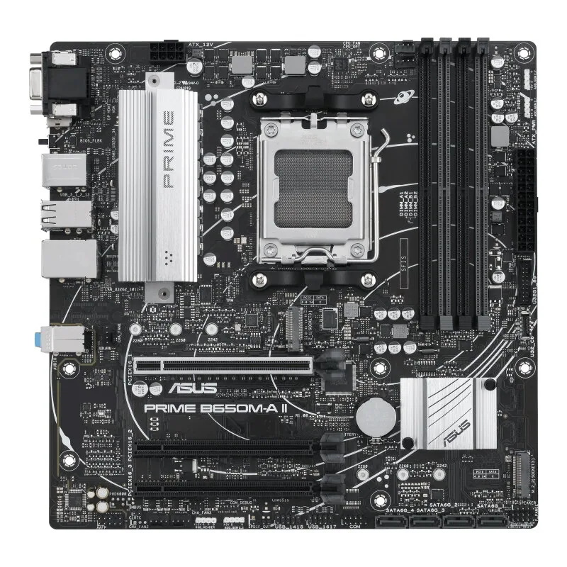 ASUS PRIME B650M-A II-CSM AMD B650 Sockel AM5 micro ATX – Bild 1