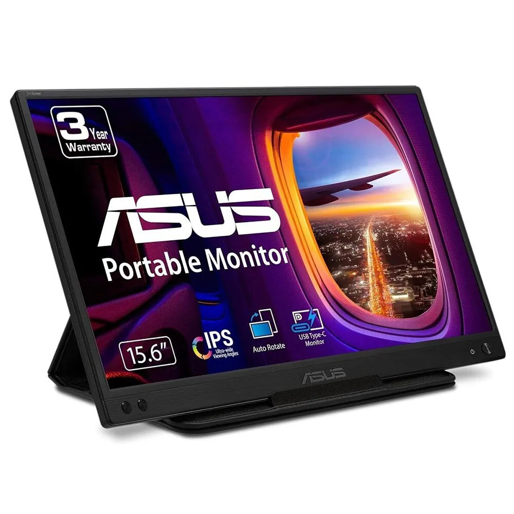 ASUS ZenScreen MB166C Computerbildschirm 39,6 cm (15.6") 1920 x 1080 Pixel Full HD LED Schwarz – Bild 1