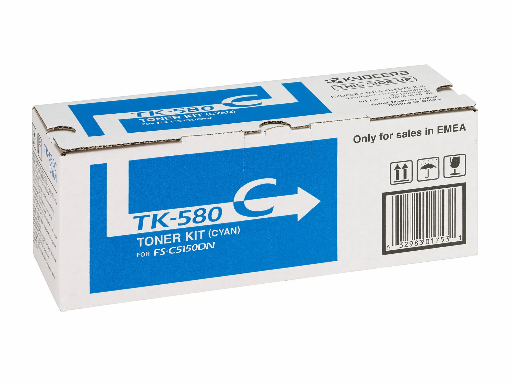 KYOCERA TK-580C Tonerkartusche 1 Stück(e) Original Cyan – Bild 2