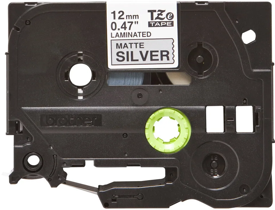 Brother TZE-M931 Etiketten erstellendes Band schwarz auf silber – Bild 1