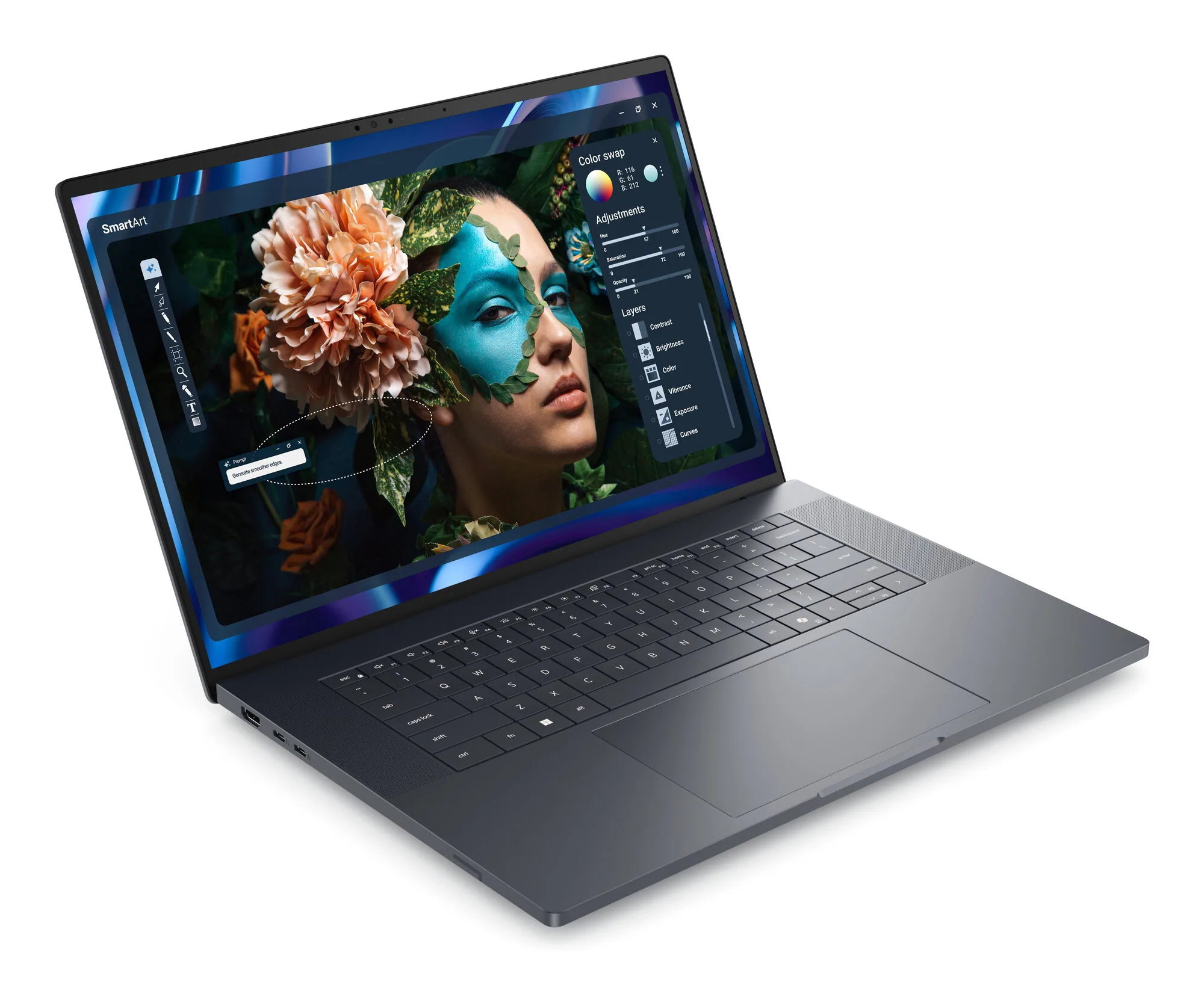 DELL Pro Precision 7 16 PW716260 Copilot+ PC Intel Core Ultra 9 386H Mobiler Arbeitsplatz 40,6 cm (16") WUXGA 64 GB – Bild 2