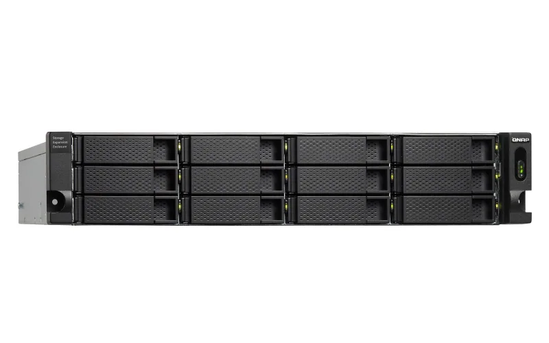 QNAP TL-R1200C-RP Speicherlaufwerksgehäuse HDD / SSD-Gehäuse Schwarz, Grau 2.5/3.5" – Bild 4
