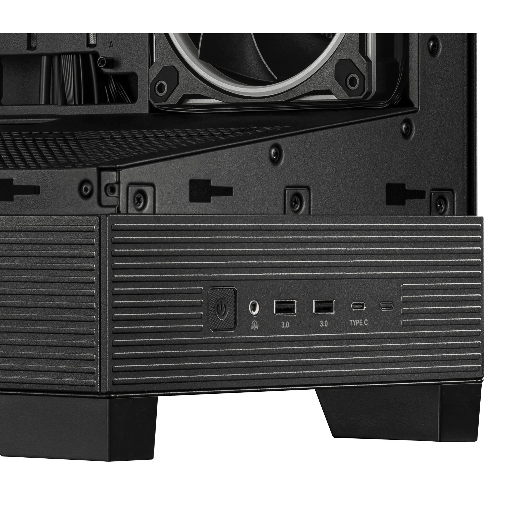 ASUS A31 Plus TG ARGB BLACK Midi Tower Schwarz – Bild 4