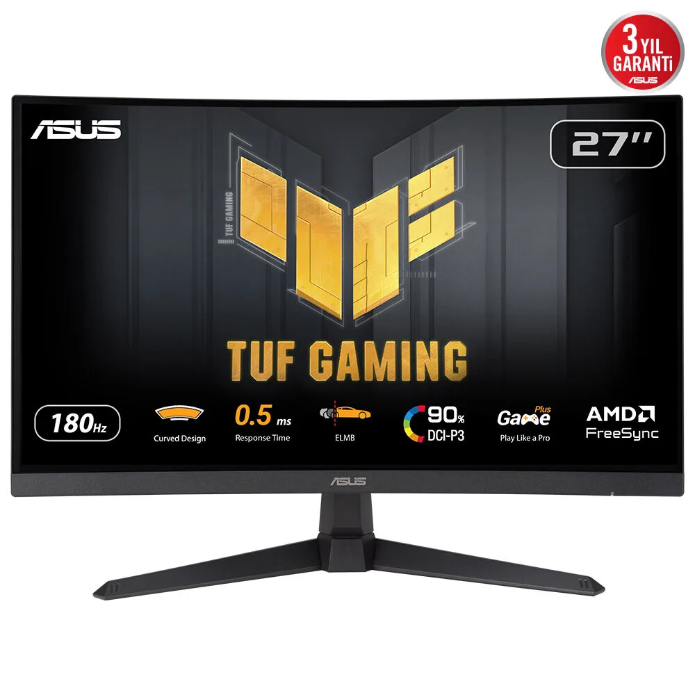 ASUS TUF Gaming VG27WQ3B Computerbildschirm 68,6 cm (27") 2560 x 1440 Pixel Quad HD LCD Schwarz – Bild 1