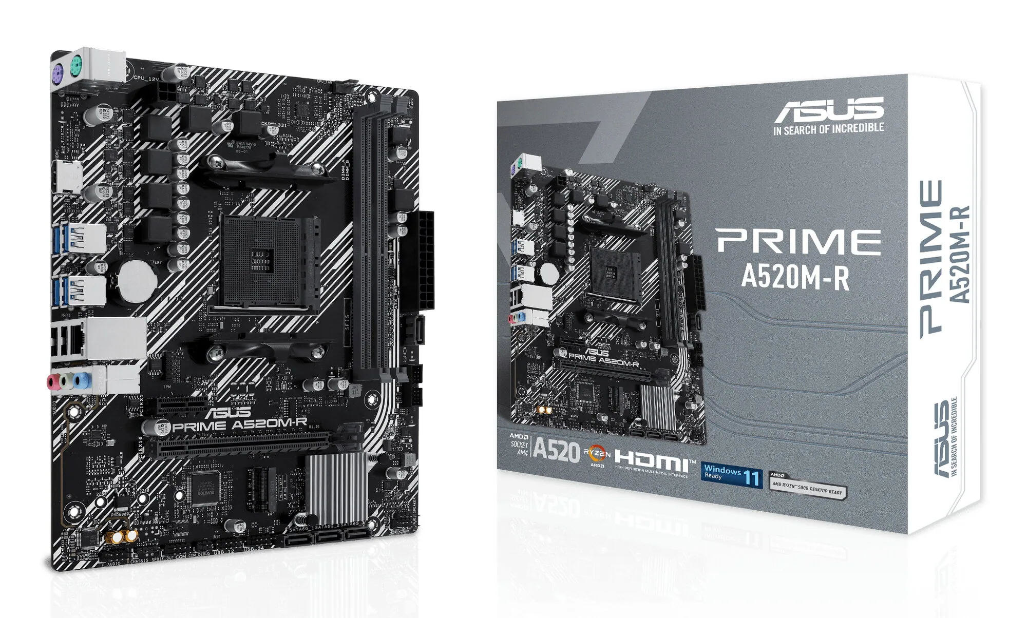ASUS PRIME A520M-R AMD A520 Sockel AM4 micro ATX – Bild 1
