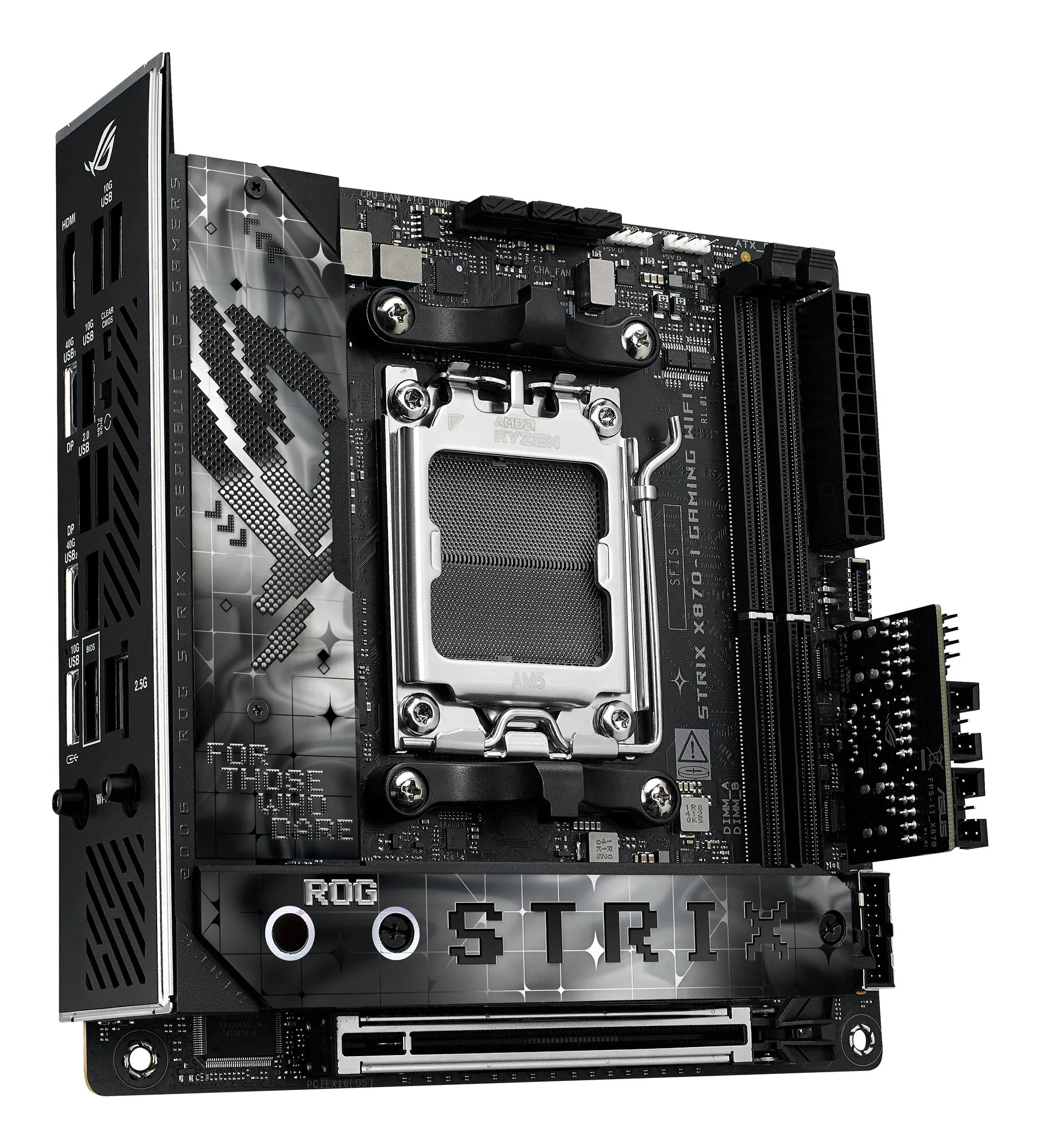 ASUS ROG STRIX X870-I GAMING WIFI AMD X870 Sockel AM5 mini ITX – Bild 5
