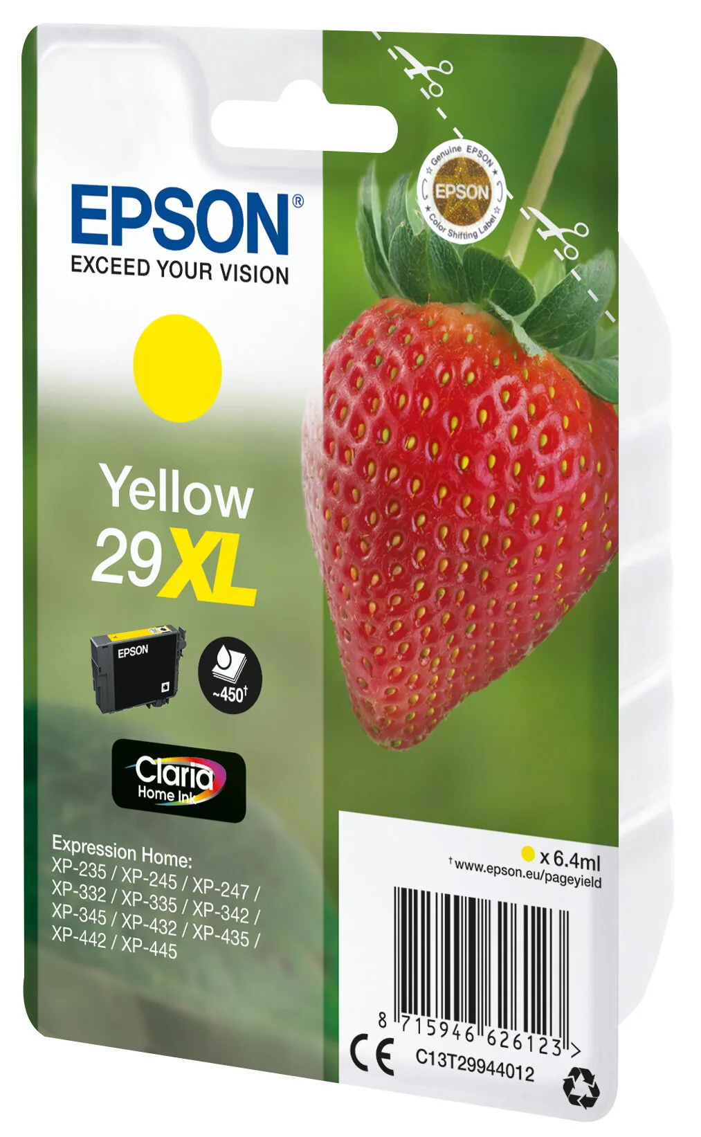 Epson Strawberry Singlepack Yellow 29XL Claria Home Ink – Bild 7