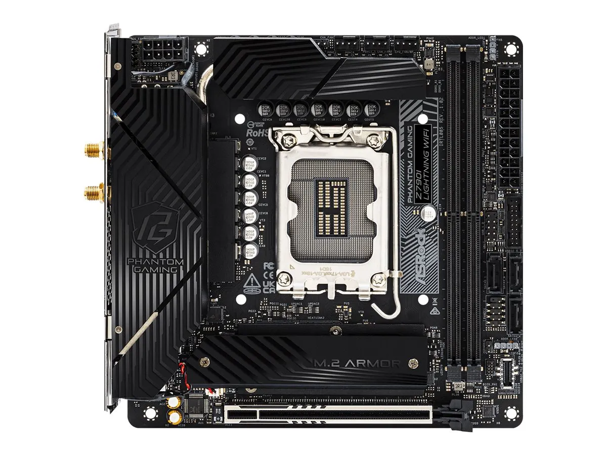ASRock B760I Lightning WiFi     1700 mATX HDMI/DP       DDR5 retail