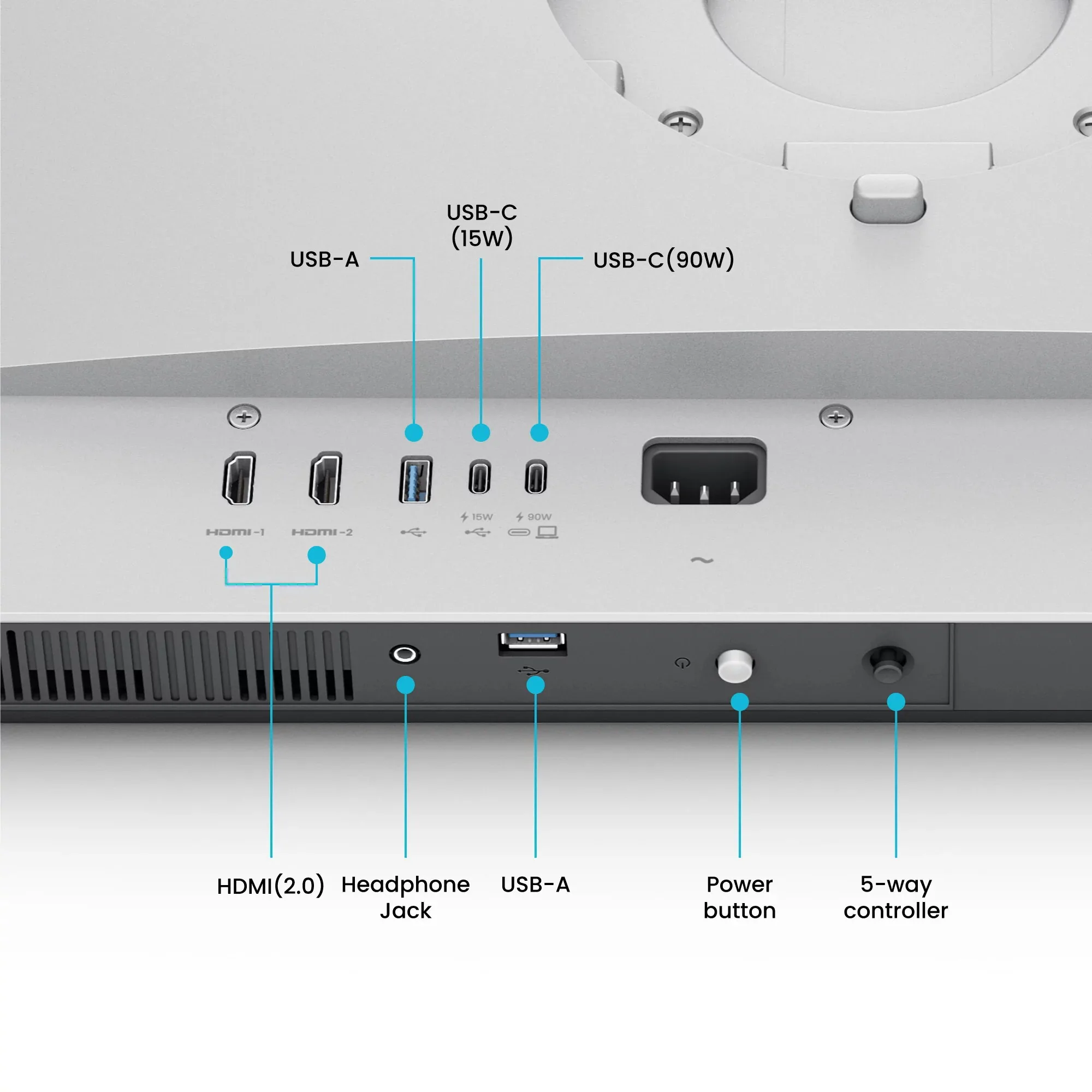 BenQ MA270UP Computerbildschirm 68,6 cm (27") 3840 x 2160 Pixel 4K Ultra HD Weiß – Bild 4
