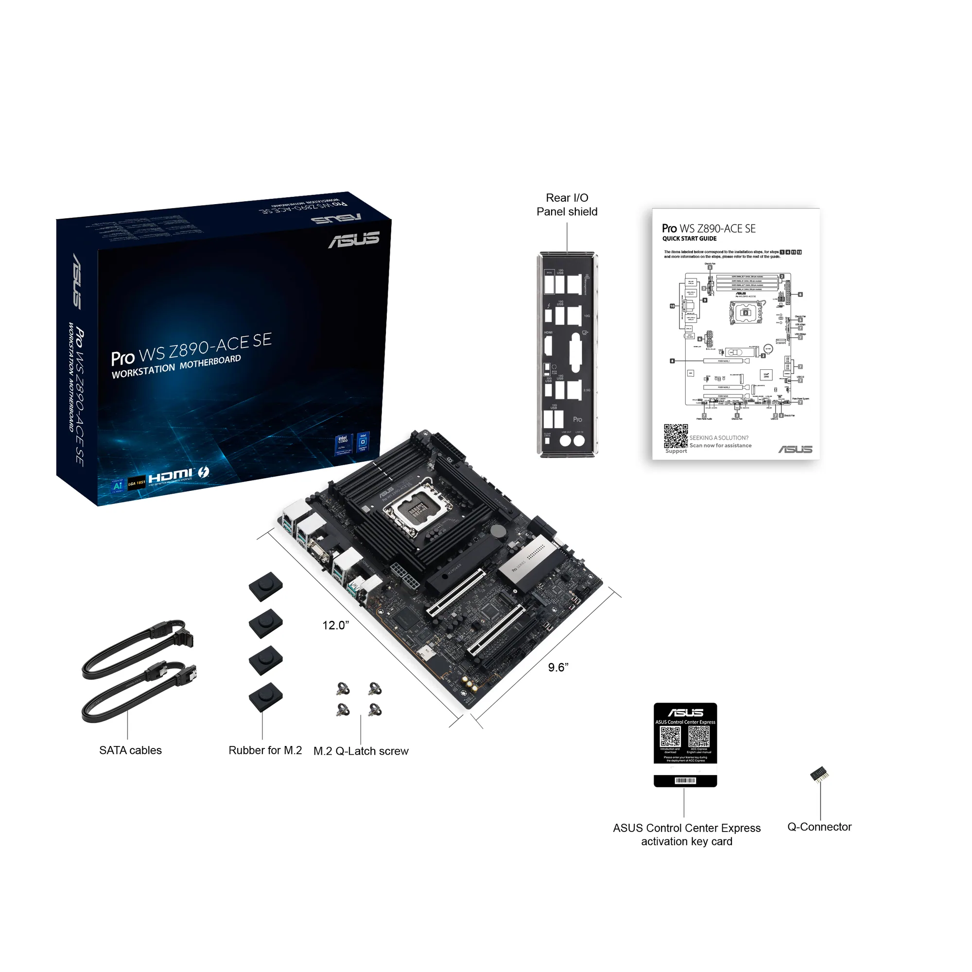 ASUS PRO WS Z890-ACE SE Intel Z890 LGA 1851 (Socket V1) ATX – Bild 3