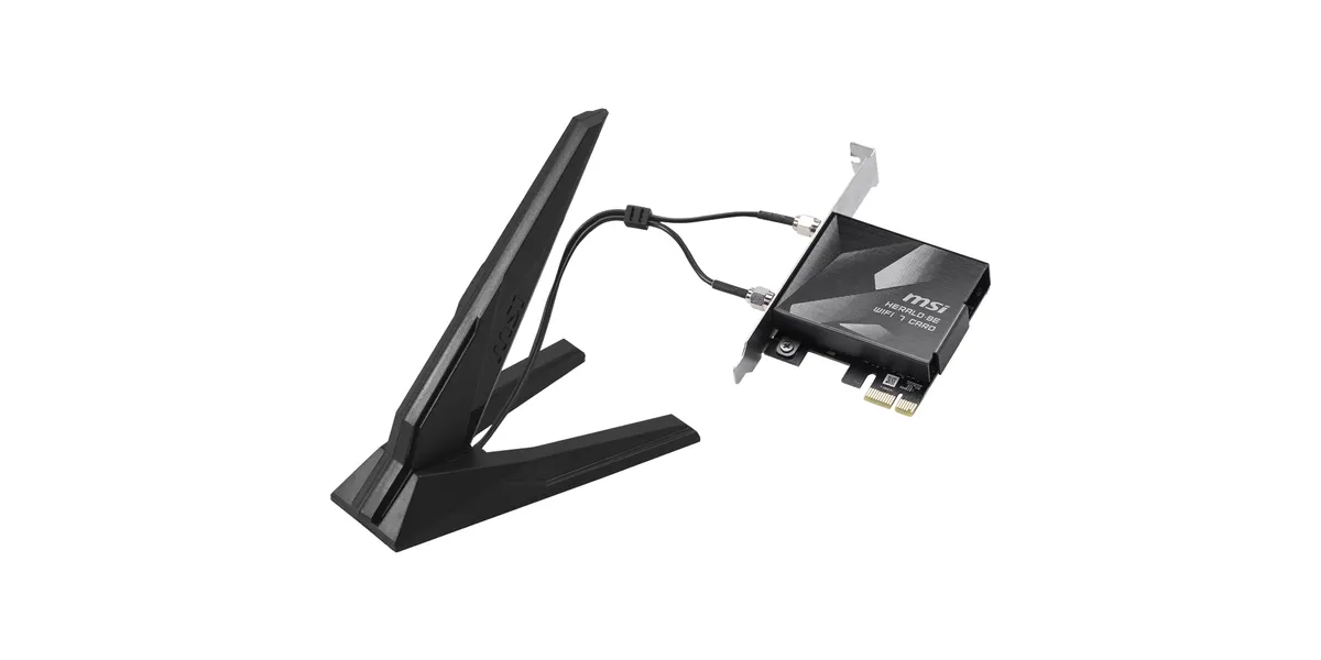 MSI Herald BE9400 WiFi7 PCIe x1 card (Bulk), PCIe-Card