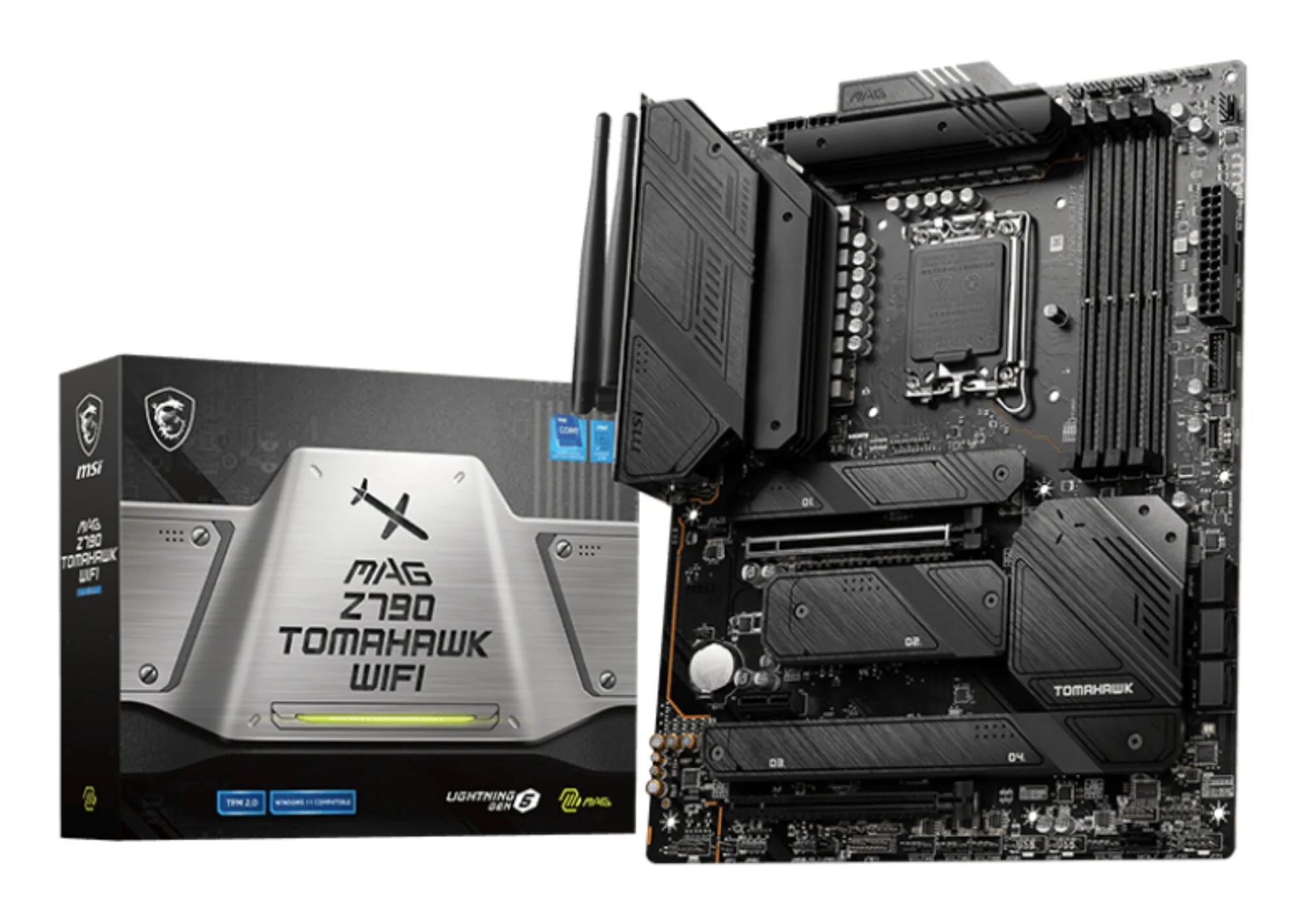 MSI MAG Z790 TOMAHAWK WIFI Motherboard Intel Z790 LGA 1700 ATX – Bild 1