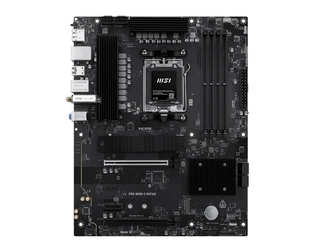 MSI PRO B850-S WIFI6E Motherboard AMD B850 Sockel AM5 ATX – Bild 1