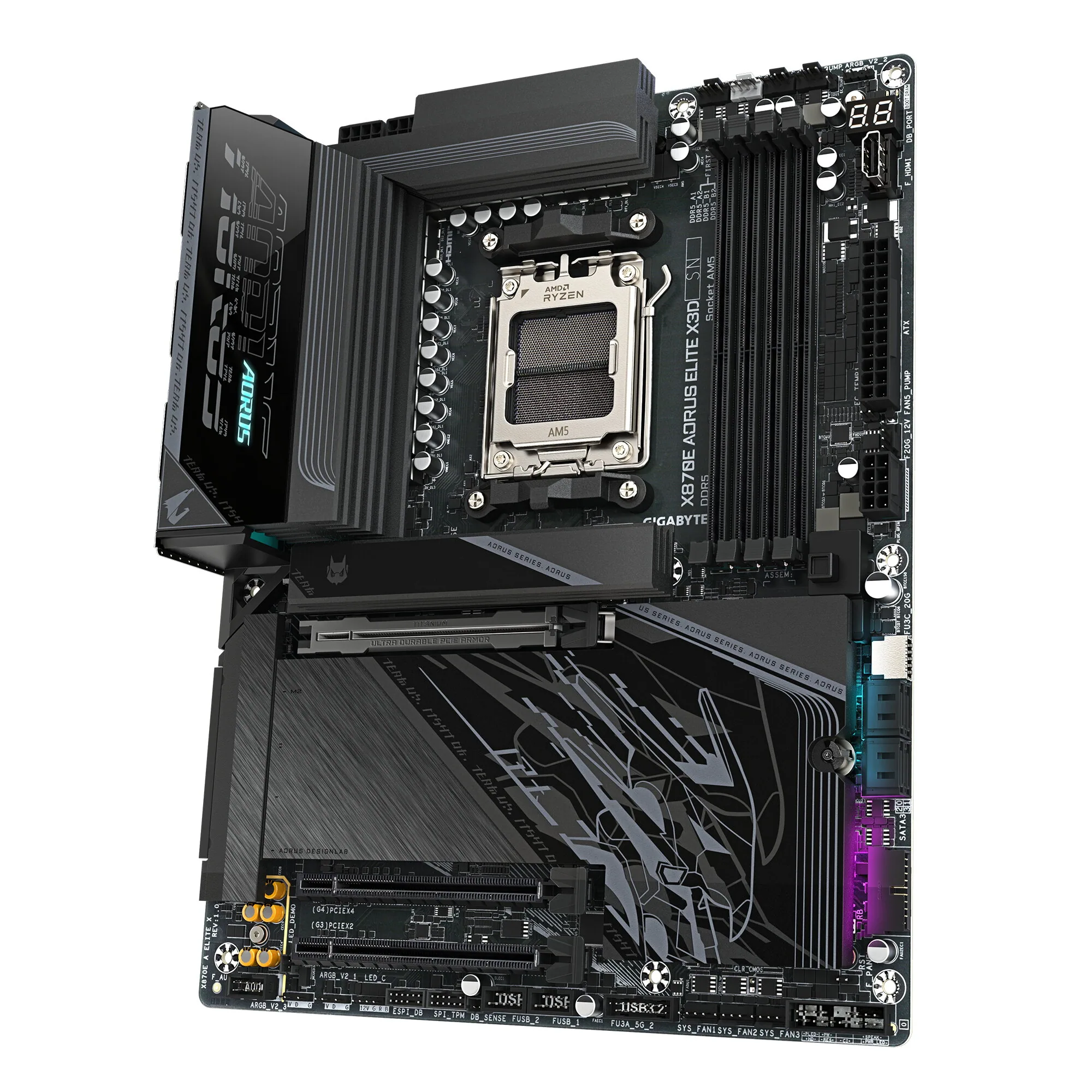 GIGABYTE X870E AORUS ELITE X3D Mainboard – Bild 4