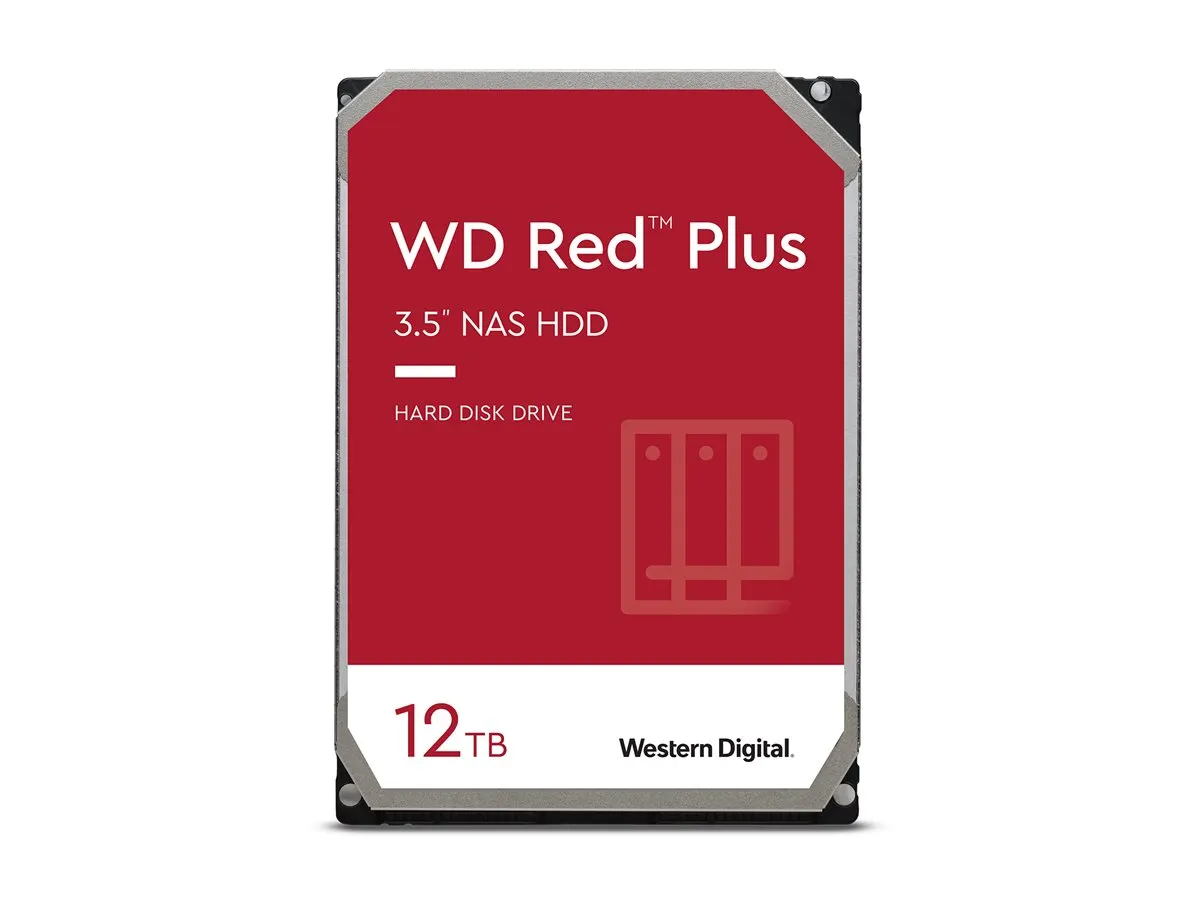 WD Red Plus 8.9 cm (3.5") 12 TB SATA3 7200 256 MB WD120EFGX