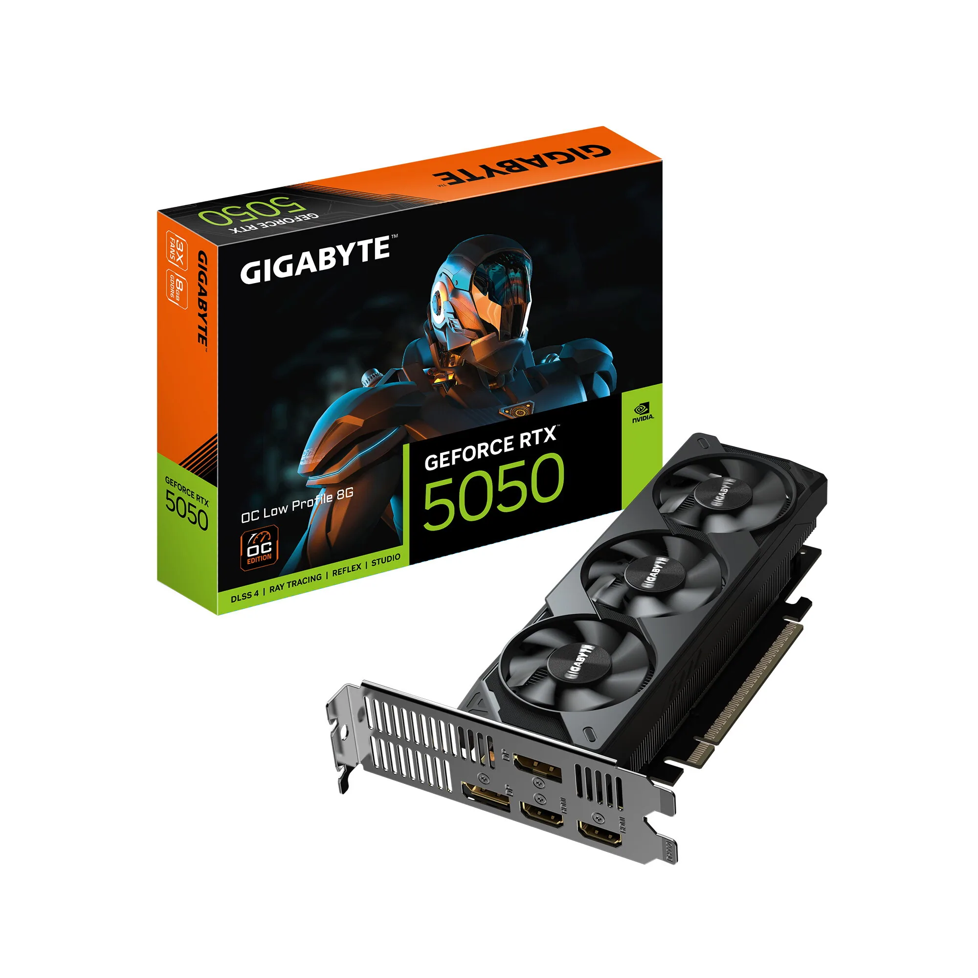 GIGABYTE GeForce RTX 5050 OC Low Profile 8G Grafikkarte – Bild 1