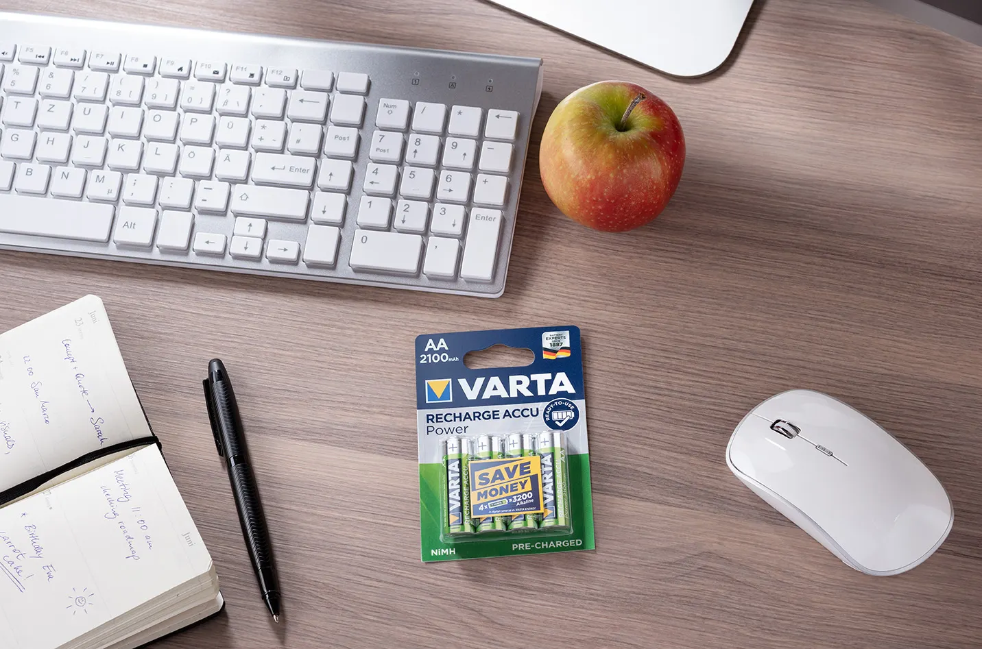Varta Akku RECHARGE Power D HR20 3000 mAh NEU 2 Stück