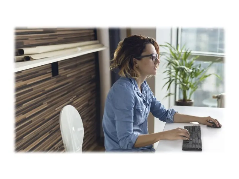 Dell Pro Tastatur+Maus Funk 4000dpi/QWERTY Schwarz