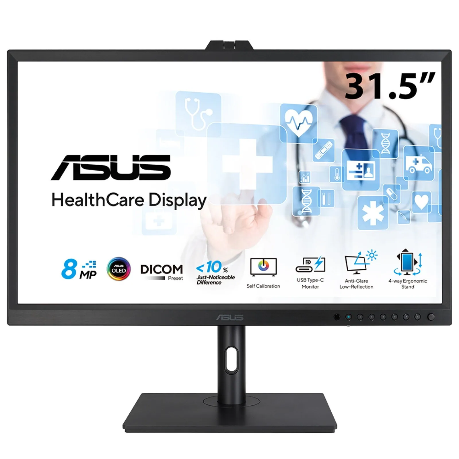 ASUS HA3281A Computerbildschirm 80 cm (31.5") 3840 x 2160 Pixel 4K Ultra HD LCD Schwarz – Bild 1