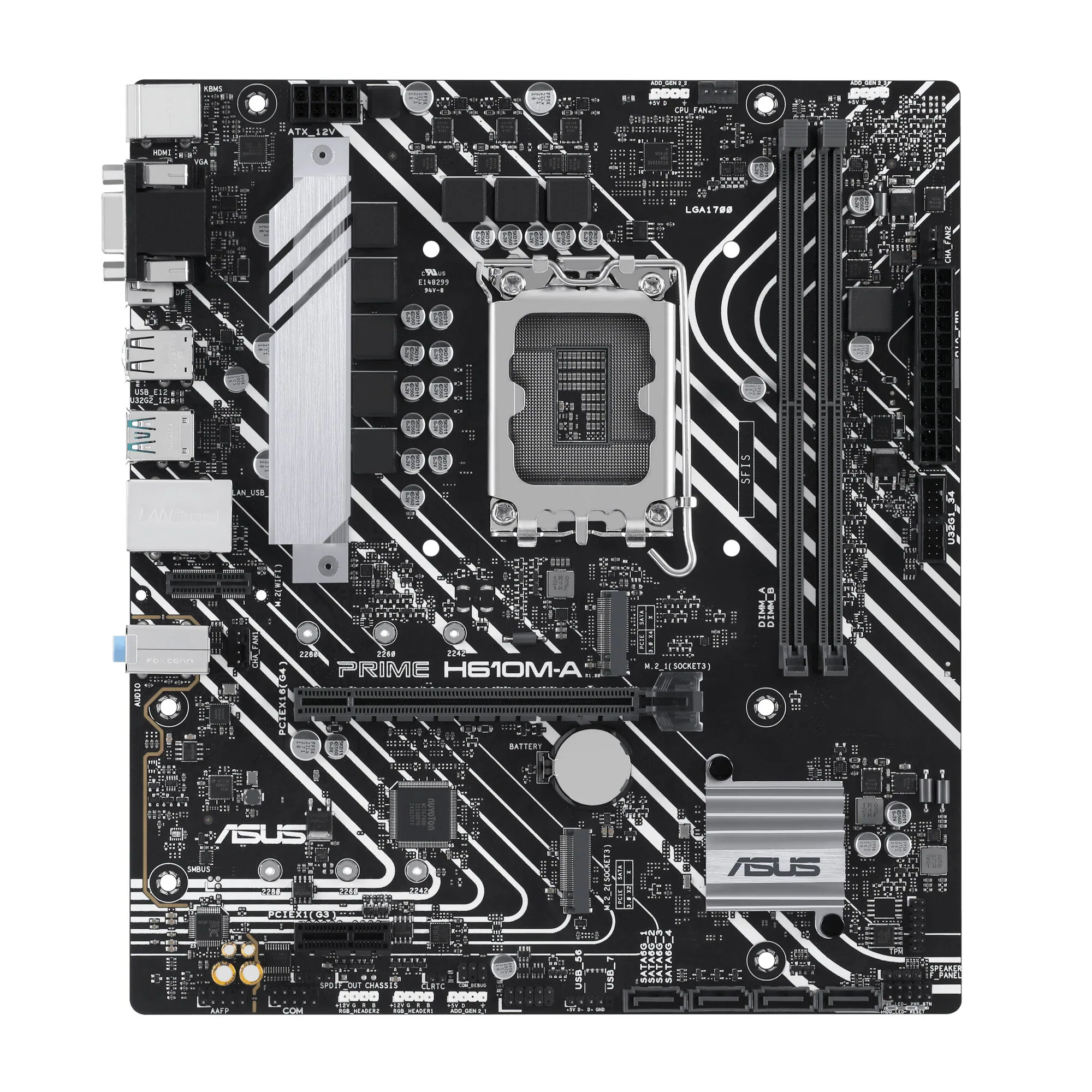 ASUS PRIME H610M-A-CSM Intel H610 LGA 1700 micro ATX – Bild 1