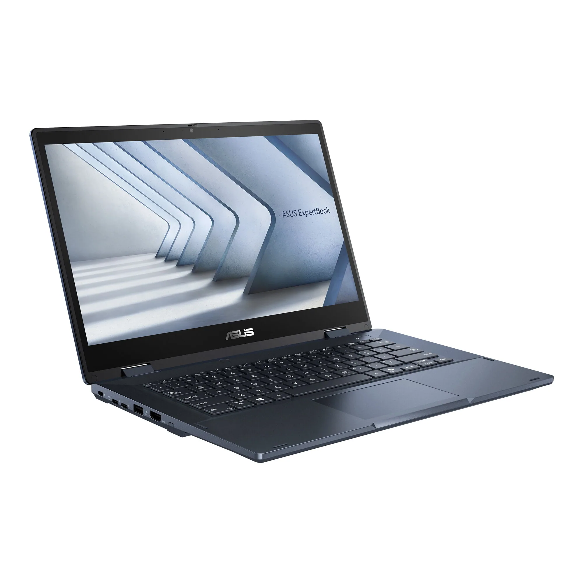 ASUS ExpertBook B3 Flip B3402FVA-EC2616X Intel Core 5 120U Hybrid (2-in-1) 35,6 cm (14") Touchscreen Full HD 16 GB DDR4-SDRAM 512 GB SSD Wi-Fi 6 (802.11ax) Windows 11 Pro Schwarz QWERTZ Deutsch – Bild 2