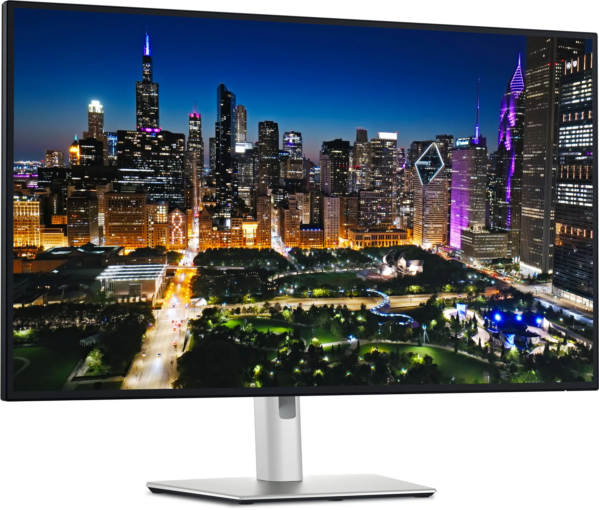 DELL UltraSharp U3225QE Computerbildschirm 80 cm (31.5") 3840 x 2160 Pixel 4K Ultra HD LCD Schwarz, Silber – Bild 1