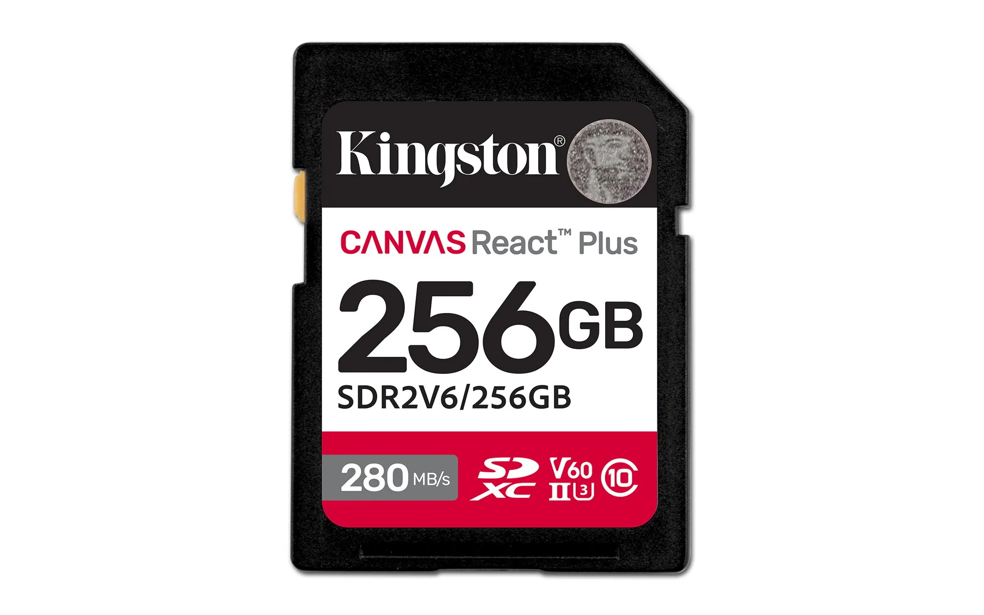 Kingston Technology 256GB Canvas React Plus SDXC UHS-II 280R/150W U3 V60 for Full HD/4K – Bild 1