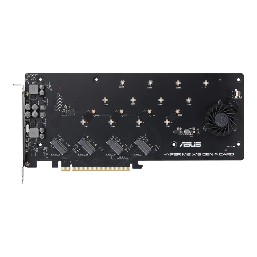 ASUS Hyper M.2 x16 Gen 4 Schnittstellenkarte/Adapter Eingebaut – Bild 2