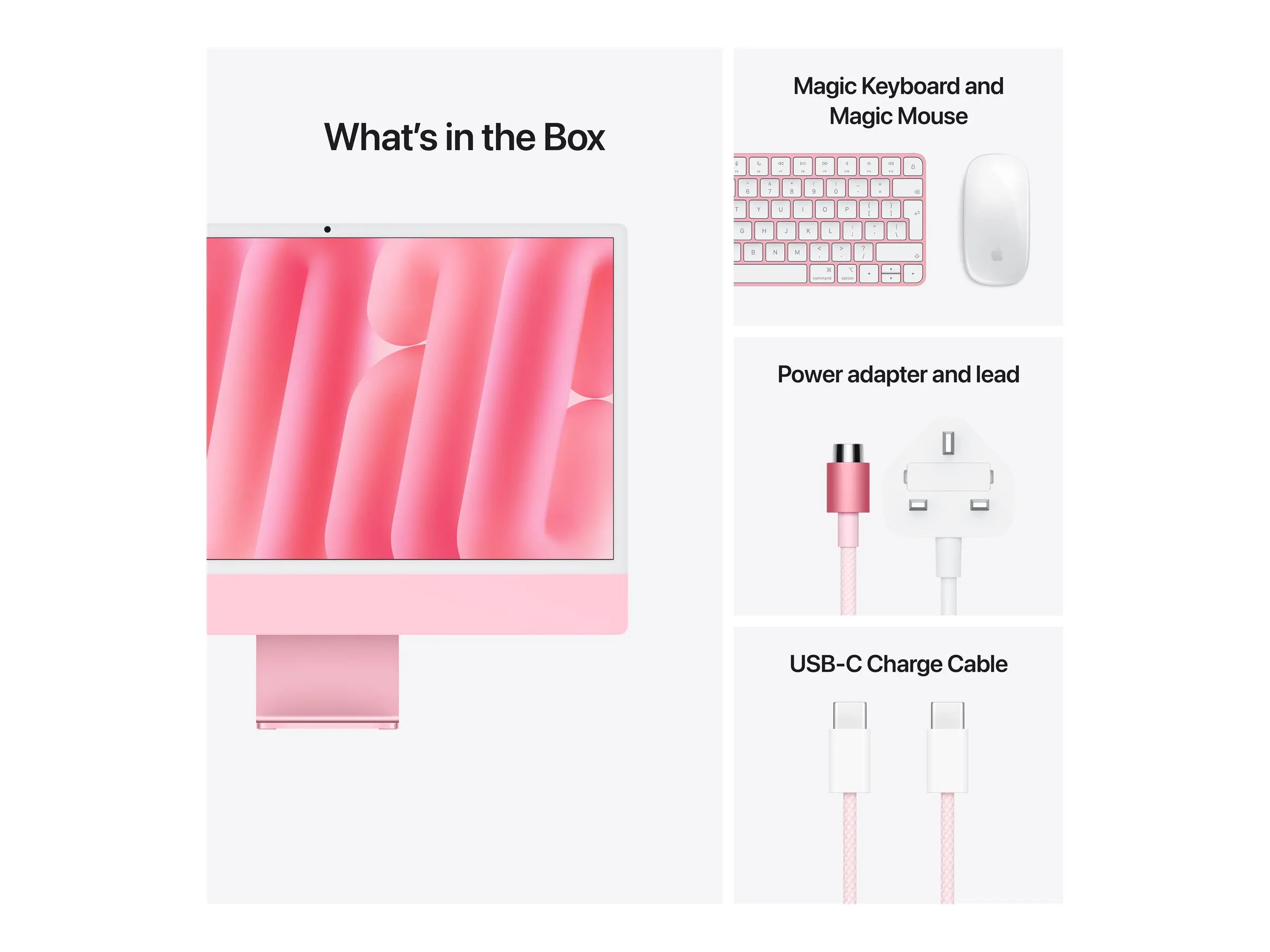 Apple iMac 4.5K (24") M4 8/8-Core/16GB/256GBSSD/Rosé MacOS